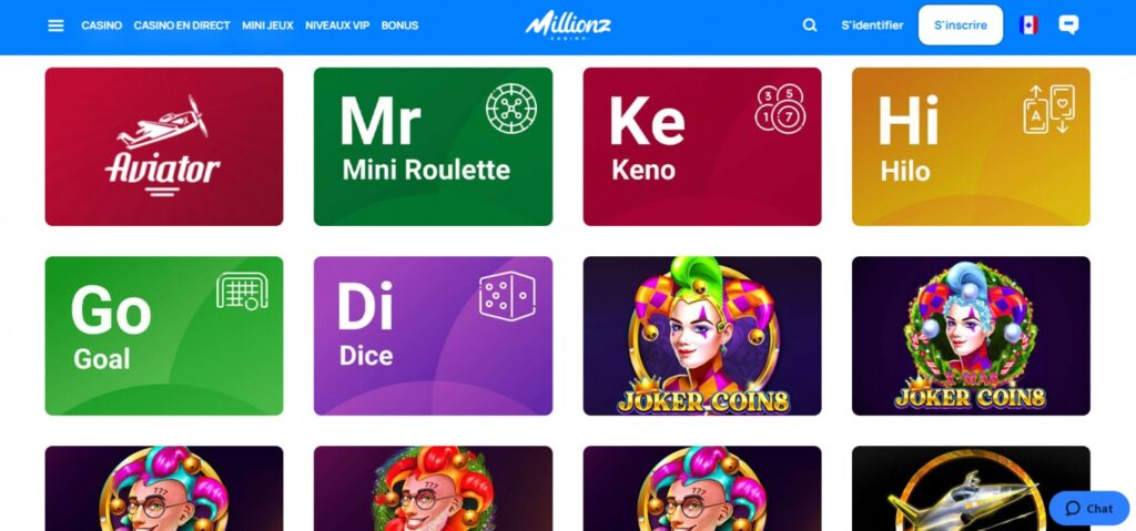 jeux Millionz Casino